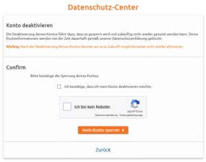 Chaturbate Account deaktivieren oder löschen (Anleitung)